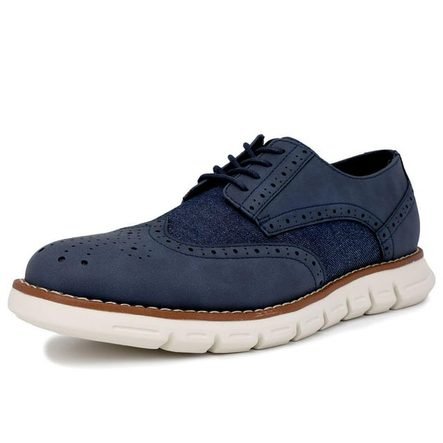 Zapatilla Nautica Wingdeck Classic Oxford para hombre, color azul marino