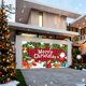 thumbnail image 1 of Uuiauoio Christmas Garage Banner Polyester Holiday Decorations Large Outdoor Indoor Party Backdrop Festive Scene Door Wall Hanging for Xmas New Year Seasonal Celebration, 1 of 6