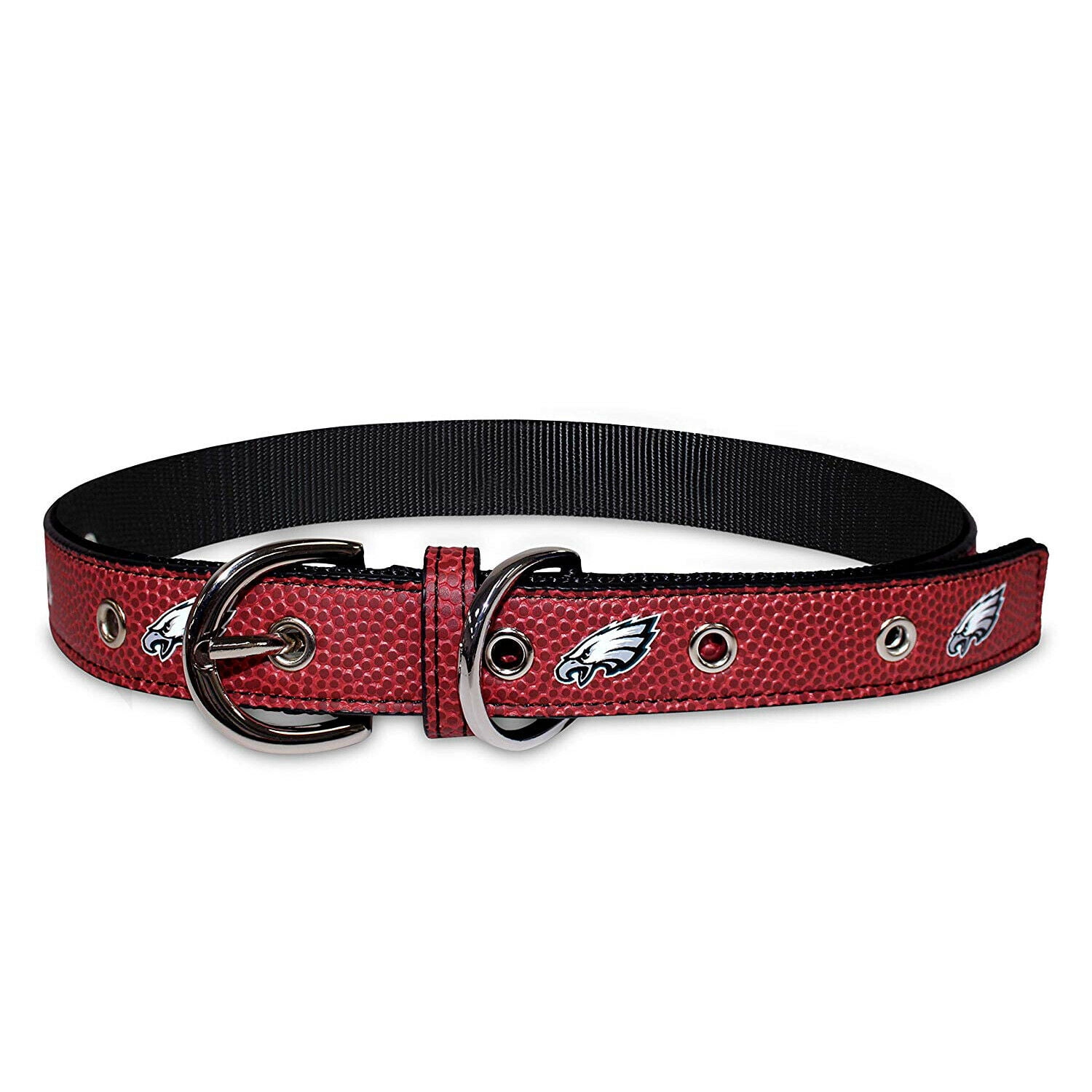 Pets First NFL Philadelphia Eagles Best Dog Collar NFL Signature PRO PVC-Leather Premium - Small