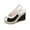 Black, variant on Womens Wedge Sandals Peep Toe Espadrilles Platform Ankle Strap Slingback Comfort Summer Dressy Shoes Hot Pink 36