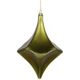 thumbnail image 4 of Vickerman 8'' Gold Matte-Glitter Cut Drop Cut Drop Ornament, 4 of 6