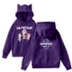 thumbnail image 1 of pop Huntrix Print Cat Ears Hoodie with De-mon Sweatshirt HUNTRX Movie Fashion Streetwear Long Sleeve Print Soft Sweatshirt S, 1 of 4