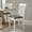 Gray, variant on Demi Bonn Set of 2 Dining Chair Upholstered Kitchen Chairs with Padded Seat and Rubber Wood Frame for Dining Room Living Room, Gray