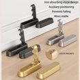 thumbnail image 5 of 4PCS Folding Coat Hook, Heavy Duty Wall Hooks Made of Zinc Alloy, Foldable Gold Wall Hooks for Hanging Coats, Scarves, Hats, Bathrobes, Keys, Bags (Gold), 5 of 13