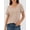Almond, variant on ANRABESS Womens Short Sleeve Tops Casual V Neck Wrinkle - Free Basic T Shirts Summer Cute Tee 2026 Spring Fashion Clothes Black Large
