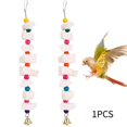thumbnail image 1 of Juguete masticable para loros, piedra para afilar de pájaro, fácil de instalar, accesorio profesional con campana colgante para periquitos y, 1 of 10