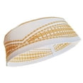 thumbnail image 2 of White and Gold Kofia Hat African Embroidered Kufi Cap, 2 of 3