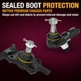 thumbnail image 4 of Metrix Premium Chassis Parts - Front Left & Right Lower Ball Joint Kit Fits 2016-2018 Ford Focus AWD, 2013-2019 Ford Escape, Replacement K500346, K500347, Made in Europe, 4 of 6