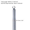 thumbnail image 2 of Unique Bargains 2pcs PVC Spring Bender 11.8mm OD 550mm Long Bending Spring Conduit PVC Spring, 2 of 6