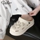 thumbnail image 2 of Sandalias con suela gruesa y lazo para mujer, zapatos de playa de tendencia, cómodos, de verano, de Eva, de suela suave y a la moda, para exteriores, con suela gruesa, 2 of 3
