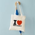 thumbnail image 4 of CafePress - I Love Darcy Jane Austen Tote Bag - Unisex Canvas Tote Bag, Beige, 1-Piece, 4 of 6