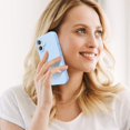 thumbnail image 4 of iPhone 16 Case, iPhone 16 Phone Case Liquid Silicone Gel Rubber Slim Phone Case Soft Anti-Scratch Durable Microfiber Lining Full Body Shockproof Protective Cover iPhone 16 6.1", Light Blue, 4 of 12