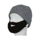 thumbnail image 2 of Fiudx Gorro de Punto con Barba, Diseño Hip-Hop Divertido, Ojos Brillantes, Accesorio Urbano Moderno, Disfraz de Fiesta, Unisex para Adultos, Aislamiento de Algodón, Talla Única., 2 of 4
