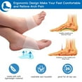 thumbnail image 4 of Conjunto de Soporte Gel,2 Pares Fundas Fascitis Plantar/Plantillas Zapatos para Pies Planos,Mangas con Cojines Acolchados Plantar,Pies Planos, 4 of 5
