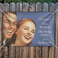thumbnail image 3 of I You Scream Police Come It's Awkward Funny Humor Home Business Office Sign, 3 of 4