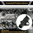 thumbnail image 2 of Unique Bargains 1 Pc No.9664893880 Crankshaft Position Sensor for Ford KUGA 2.0 TDCi 2008-2010 Sturdy Car Engine Crank CKP Sensor, 2 of 6