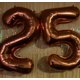 thumbnail image 5 of Globo número 2 marrón oscuro de 40 pulgadas Upgesy, 5 of 7