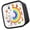 Black, variant on Visual Study Timer 60 Minutes Countdowns Pomodoro Timer With Rainbow Disk For Classrooms And Home Use Operated