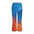 thumbnail image 5 of Bovemsi Wide Leg Pants Woman High Waist Patterned Lightweight Loose Fit Casual Colorful Trouser Imitation Jeans Travel Pants, 5 of 9