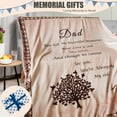 thumbnail image 2 of Memorial Gifts for Loss of Father Sympathy Blanket Bereavement Gifts for Loss of Dad Rememberance Condolences Gift 50x60 Inch, 2 of 6