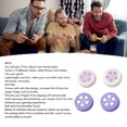 thumbnail image 4 of 4PCS Soft Silicone Thumb Grip Caps for Switch Prevent Slip Replacement Joystick Caps, Anti Slip, Soft and Comfortable Touch, Compatible with Switch Lite, Thumb Grip Caps, 4 of 7