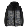 thumbnail image 4 of Mens Autumn Loose Stitching Hooded Waterproof Breathable Flight Suit Top Blouse, 4 of 4