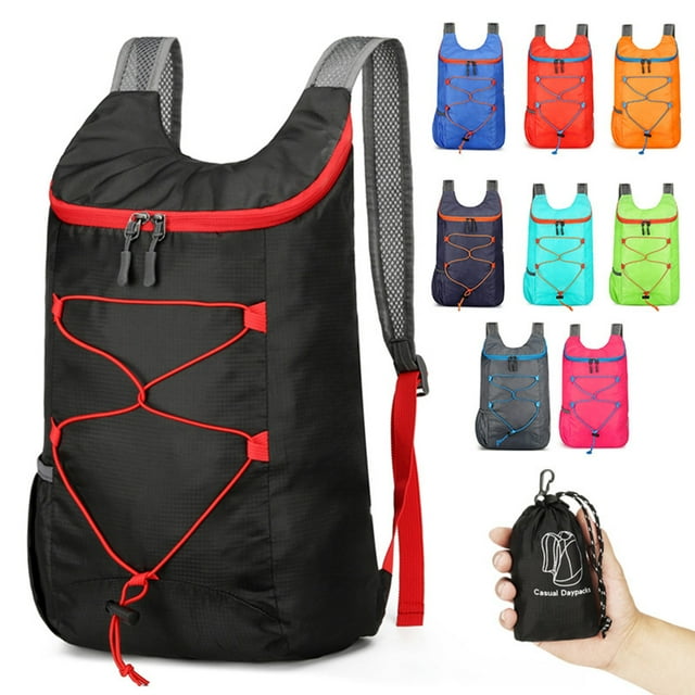 Sac à Dos de Cyclisme Imperméable pour la Randonnée - Sac de Jour Extérieur Léger et Pliable à Grande Capacité