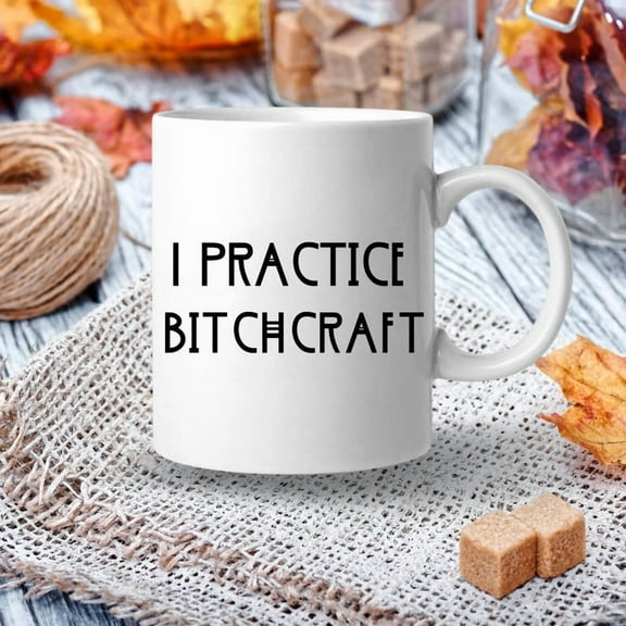 11oz I Practice Witchcraft coffee mug gift, Halloween gifts, fall mug, spooky coffee cup, gifts for birthday, Halloween Mug, Hot Chocolate Hot Cocoa Mug, Ceramic Mug, Funny Mug