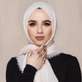 thumbnail image 4 of 2019 NUEVO pañuelo musulmán de lino y algodón con arrugas para mujer, pañuelo para la cabeza con hijab instantáneo, pañuelo para la cabeza para mujer, 4 of 5