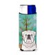 thumbnail image 1 of Koozies para latas delgadas Caroline's Treasures Árbol de Navidad y Bulldog inglés blanco Michelob Ultra multicolor, 1 of 1