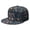 Floral & S, variant on Men's Fashion Flat Bill Cap - Spiritual Zen Indian Floral Fantasy Ornament Design with Emotional Energy (Breathable Urban Style Hip Hop Hat)