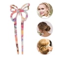 thumbnail image 3 of Unique Bargains 1 Pc Hair Stick Fork Pins Butterfly Hair Hairpin for Women Colorful Pink, 3 of 5