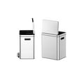 thumbnail image 5 of 2 X 4 Gal Trash Can, Stainless Steel Dual Compartment Step-on Recycling Bin with Soft-Close Lids & Removable Plastic Inner Buckets, 5 of 10