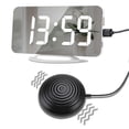 thumbnail image 4 of Vibrating Alarm Clock Multifunctional Mirror Digital Display Electronic Clock Simple Loud Vibrating Desktop Clock, 4 of 5