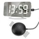 thumbnail image 4 of Reloj despertador con vibración fuerte para personas con sueño pesado, adultos sordos, reloj digital con espejo y vibrador de cama., 4 of 4