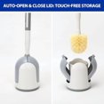 thumbnail image 3 of Toilet Brush and Holder Set, Reusable Bathroom Cleaning Supplies with Cleaners Dispenser, Toilet Bowl Brush with Solid Handle and Durable Bristles for Bathroom Cleaning, 3 of 6
