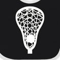 thumbnail image 4 of Inktastic Lacrosse Sports Team Coach Player Boys or Girls Baby Bib, 4 of 4