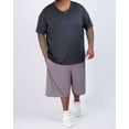 thumbnail image 5 of Real Essentials 3 Pack: Mens Big & Tall V-Neck Short-Sleeve Tech Stretch Dry-Fit T-Shirt (3X Tall-5X Tall), 5 of 6