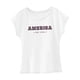 thumbnail image 4 of Camiseta para mujer de verano, ropa de calle, cuello redondo, para vacaciones, deportes, mochilero S, 4 of 7