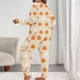 thumbnail image 6 of Riecok Halloween Pajama Sets for Women Plus Size Long Sleeve Top and Pant Pumpkin Print 2 Piece Pjs Sleepwear Lounge Sets, 6 of 6