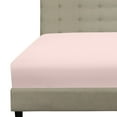 thumbnail image 3 of Royale Linens Fitted Sheet King - Brushed Hotel Quality 1800 Ultra- Soft Wrinkle & Fade Resistant - Bottom Sheet - Deep Pocket Stretches Up to 16" - Fitted Sheet Only - Elastic Sheet (King, Pink), 3 of 16