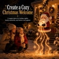 thumbnail image 6 of Santa Claus Magic Fountain, Flowing Snowflake LED Christmas Garden Light, Solar Power and Outdoor Garden Stake for Christmas Yard Decor, 6 of 7