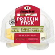 Jimmy Dean Hardboiled Egg, Turkey Sausage and Monterey Jack Cheese Protein Pack, 3 Oz.