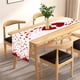 thumbnail image 5 of Puntoco Liquidación de suministros de cocina Bandera de mesa con flores para el día de San Valentín Fiesta navideña Cocina Sala de estar Mantel decorativo Mantel de lino con estampado Mantel de té, 5 of 5