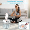 thumbnail image 3 of MOXIMX Humidificador, 2L Humidificador de Aire para Dormitorio, Mini Humidificadores Difusor y Luz Nocturna para Beb&eacute; y Plantas, Apagado Autom&aacute;tico, Pantalla Digital, Blanco, 3 of 9