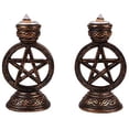 thumbnail image 3 of Pacific Giftware Gothic Pentagram Candle Incense Holder Set, 3 of 6