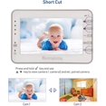 MoonyBaby 4.3 Inches LCD Video Baby Monitor with Automatic Night Vision
