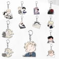 thumbnail image 3 of Korean Cartoon BL Manga Anime Roses and Champagne Figures Acrylic Key Chain Keychains for Accessories Keyring Jewelry Fans Gifts tzw, 3 of 7