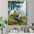 thumbnail image 4 of Sheep Flock Landscape Canvas Print, Decor for Living Room, Bedroom, Kitchen, Dining Room, Office, Hallway, Farmhouse, 4 of 8