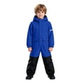 thumbnail image 3 of Girls Ski Suits Waterproof Jumpsuit with Hood Warm Insulated Midweight Zipper Closure Kids Winter Snow Jacket Blue 4 Years, 3 of 8